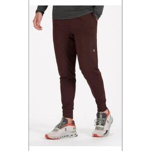 Vuori Sunday Performance Burgandy Joggers